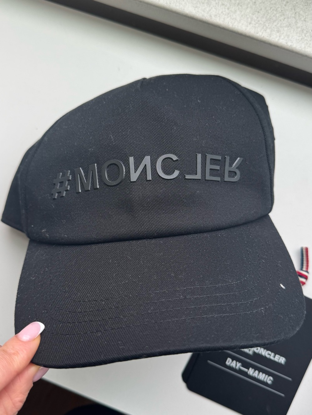 NWT Moncler Black Day Namic Cap - Black Cap (OS)